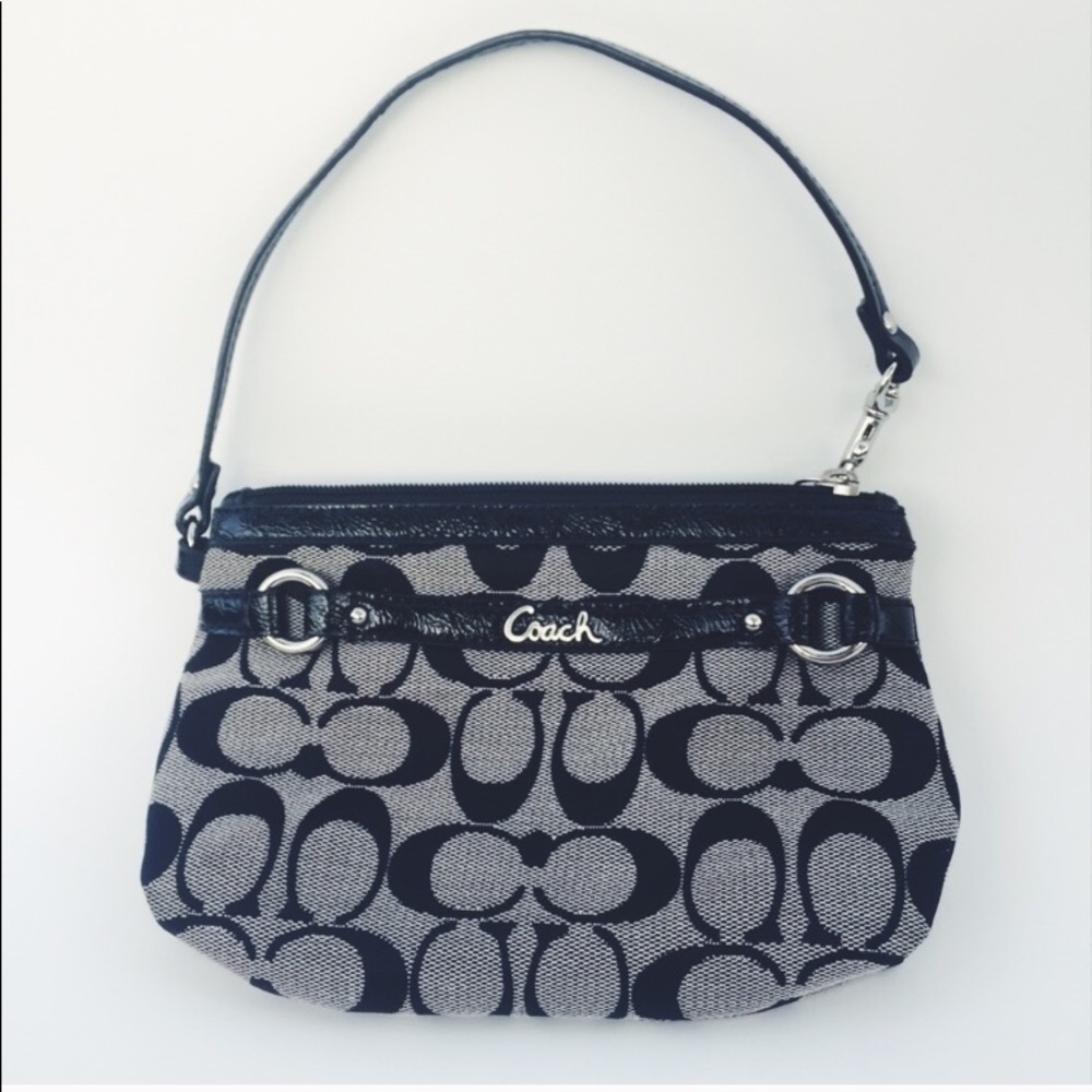 Coach logo Wristlet